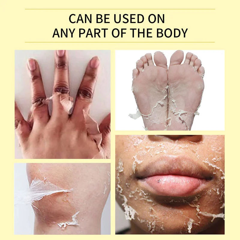 Yellow Peeling Body Oil Dead Skin Remover Cleansing Exfoliation For Tender Glowing Skin Moisturizing Care Beauty Products