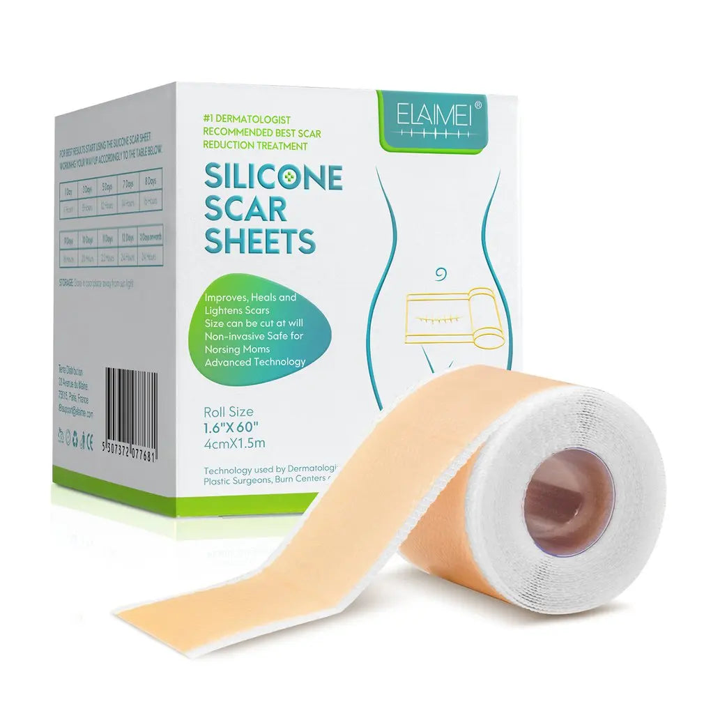 Overnight Collagen Boost & Scar Refinement Tape - 4cm x 150cm Silicone Skin Therapy Roll