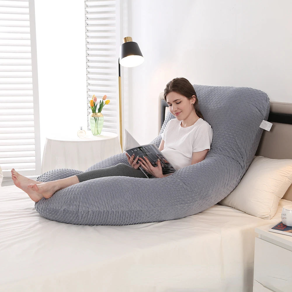 Pregnancy with Comfortable Waist and Abdomen Support for Side Lying Neck Pillows Sleep Orthopedic Sleeping