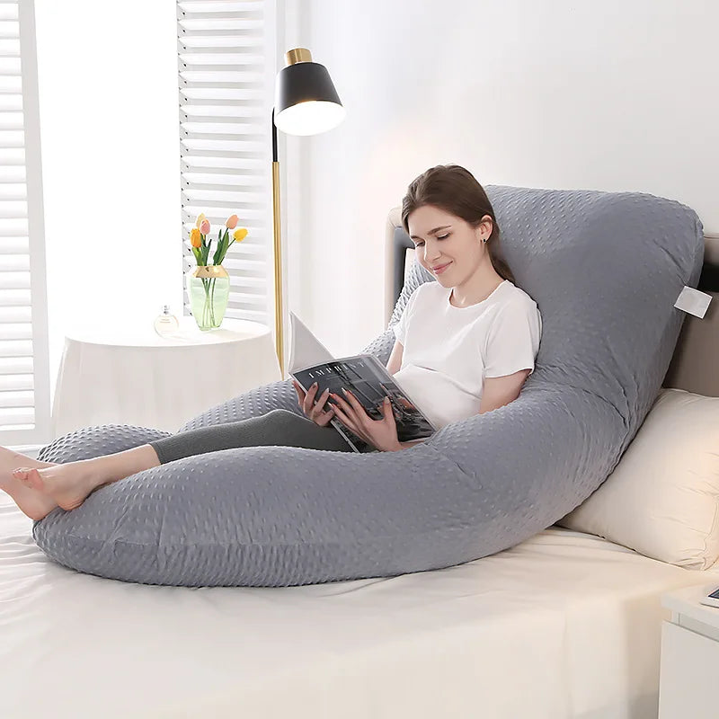 Pregnancy with Comfortable Waist and Abdomen Support for Side Lying Neck Pillows Sleep Orthopedic Sleeping