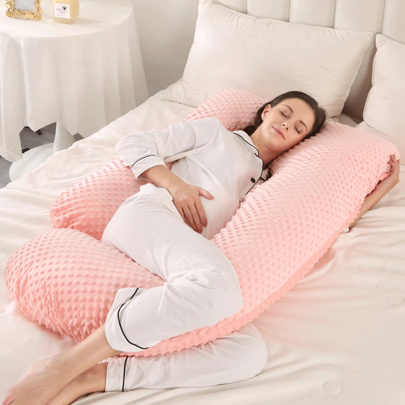 Pregnancy with Comfortable Waist and Abdomen Support for Side Lying Neck Pillows Sleep Orthopedic Sleeping