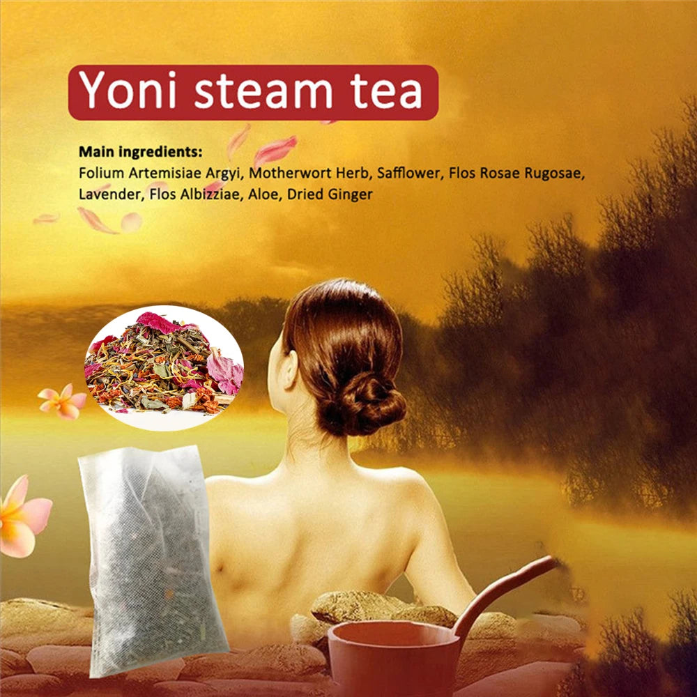 Women Portable Yoni Steam & Bidet Feminine Hygiene Seat Chinese Herbal Detox Steam Yoni Spa for Women Vaginal Health