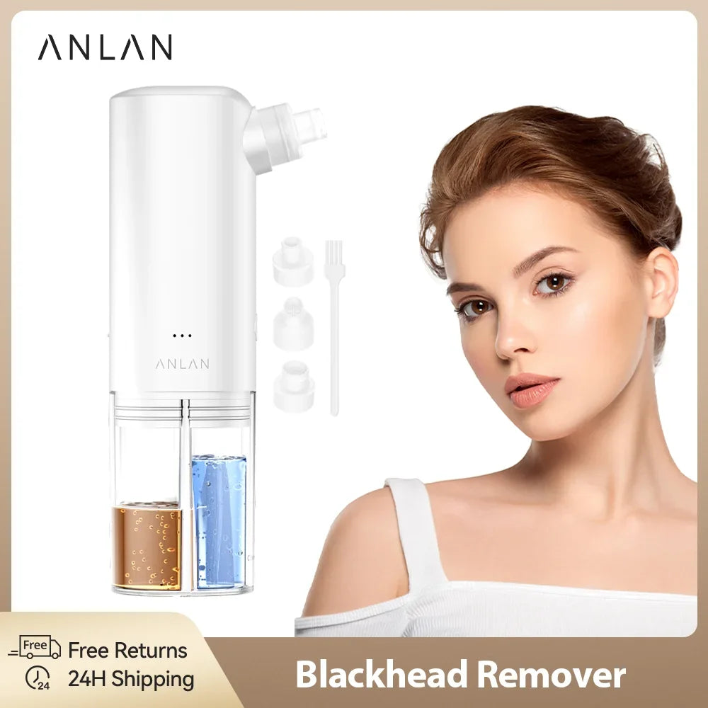 Water Blackhead Remover Pore Vacuum Face Cleaner Water Cycle Facial Whitehead Acne Suction Hydro Cleanse Skin Care